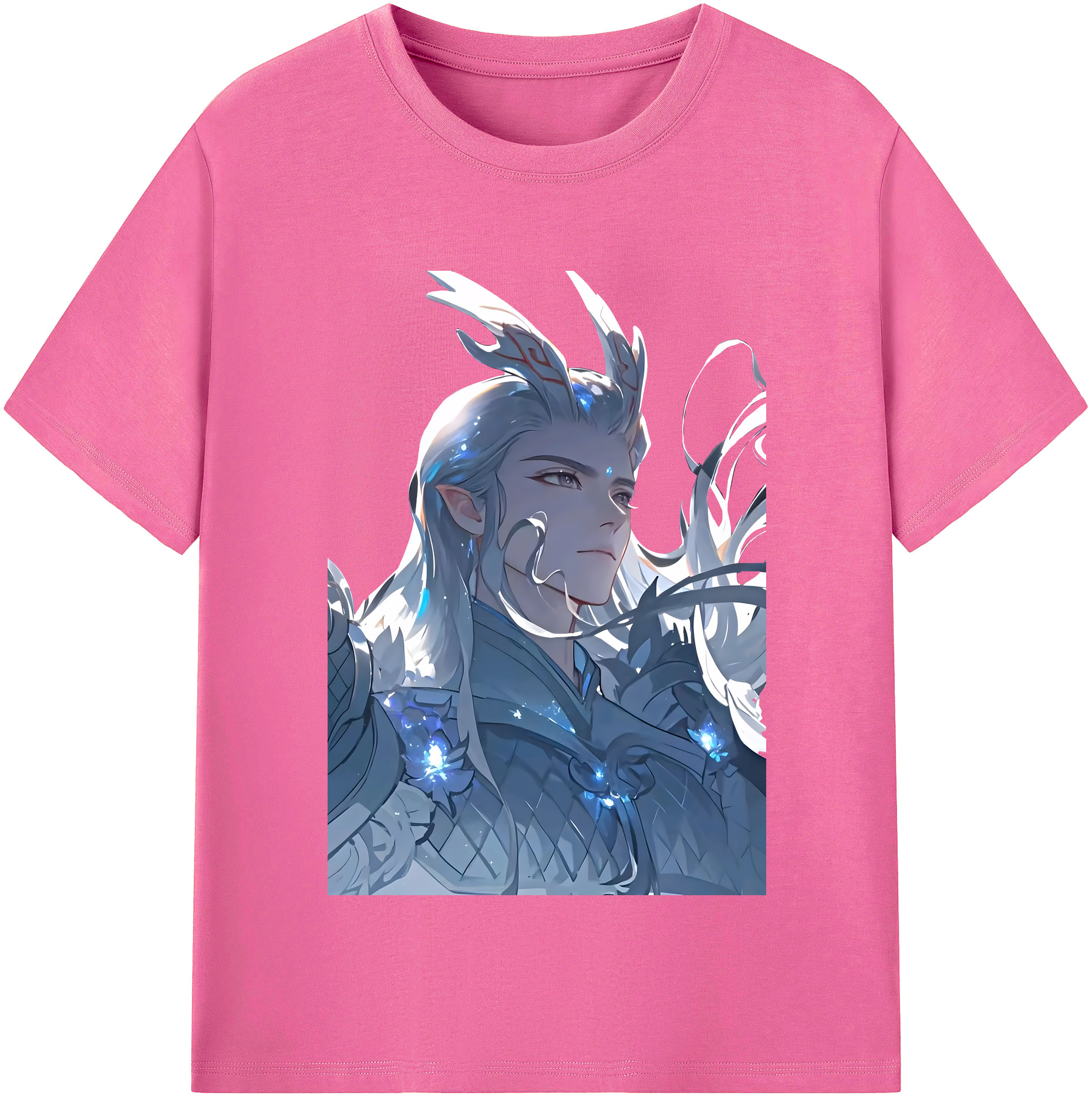 （画像用） Ne Zha 2 ナタ 魔童の大暴れ レディースカジュアルプリントTシャツ（綿100％）